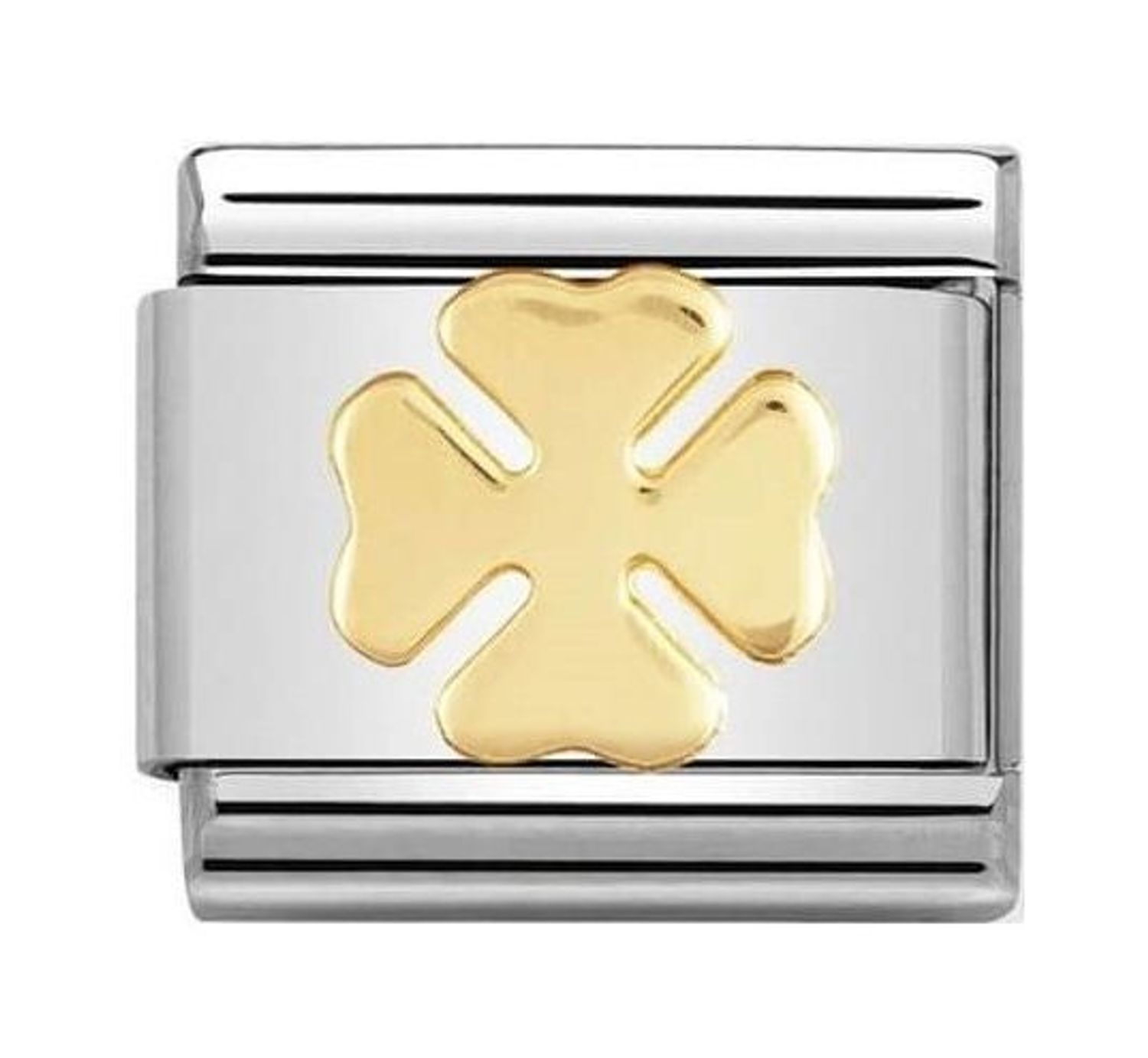 Nomination Link 18K zawieszka złoto koniczynka 030115 06.jpg